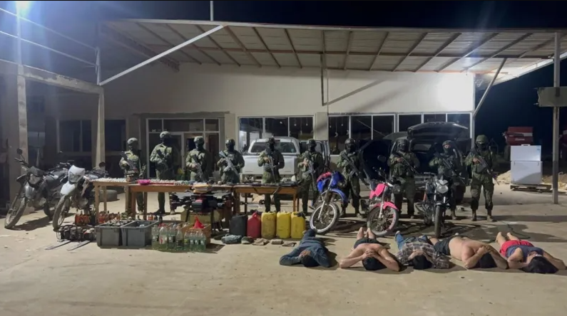 Operativo militar que permitió la captura de Los Choneros en Los Ríos