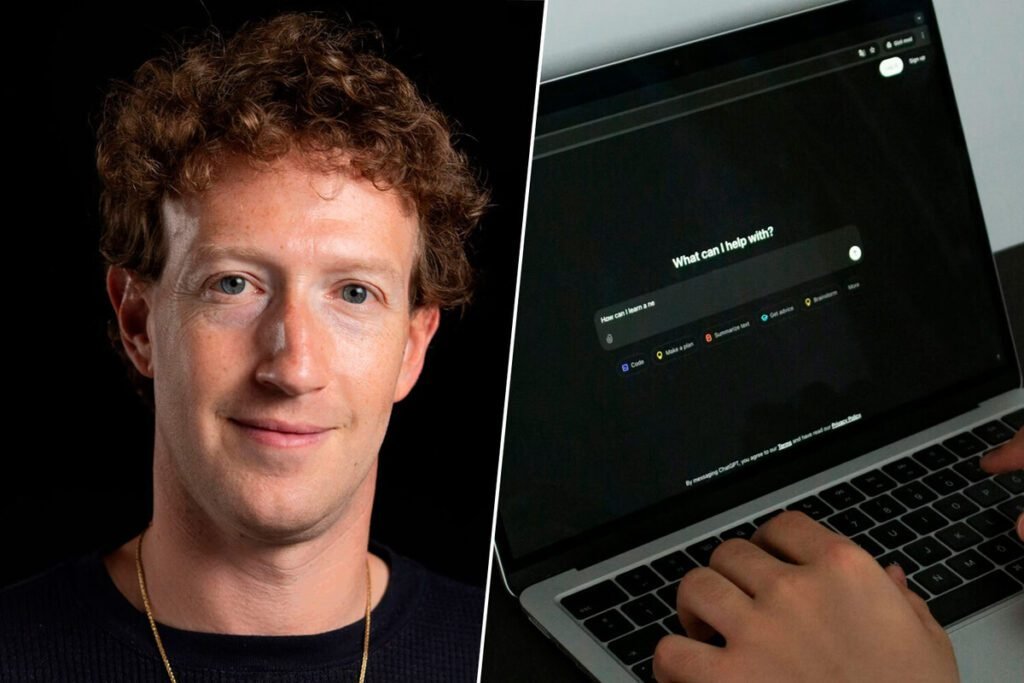 Mark Zuckerberg utilizando un agente personal de IA para gestionar la comunicación interna y datos en Meta.