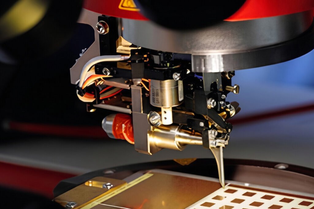 Interfaz gráfica de diseño de semiconductores ejecutando herramientas de software EDA en China para la optimización de transistores en tres dimensiones.