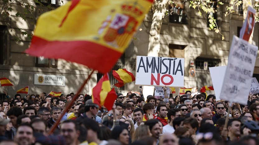 Fachada principal de la sede del Tribunal de Justicia de la Unión Europea en Luxemburgo tras avalar la ley de amnistía.