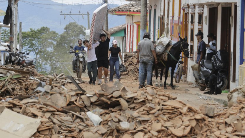 Obras y canalización de donaciones para la recuperación de Colombia tras el sismo