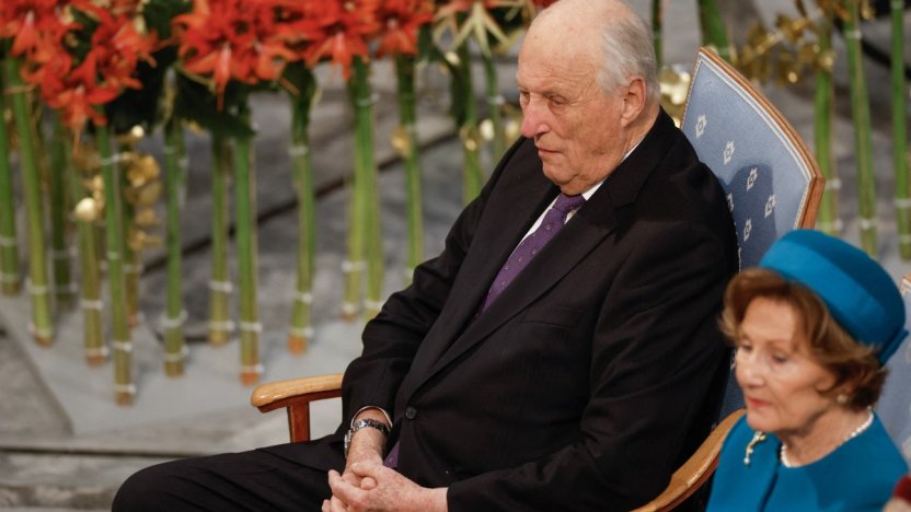 Fotografía oficial conmemorativa de la Casa Real tras la muerte del rey Harald V de Noruega