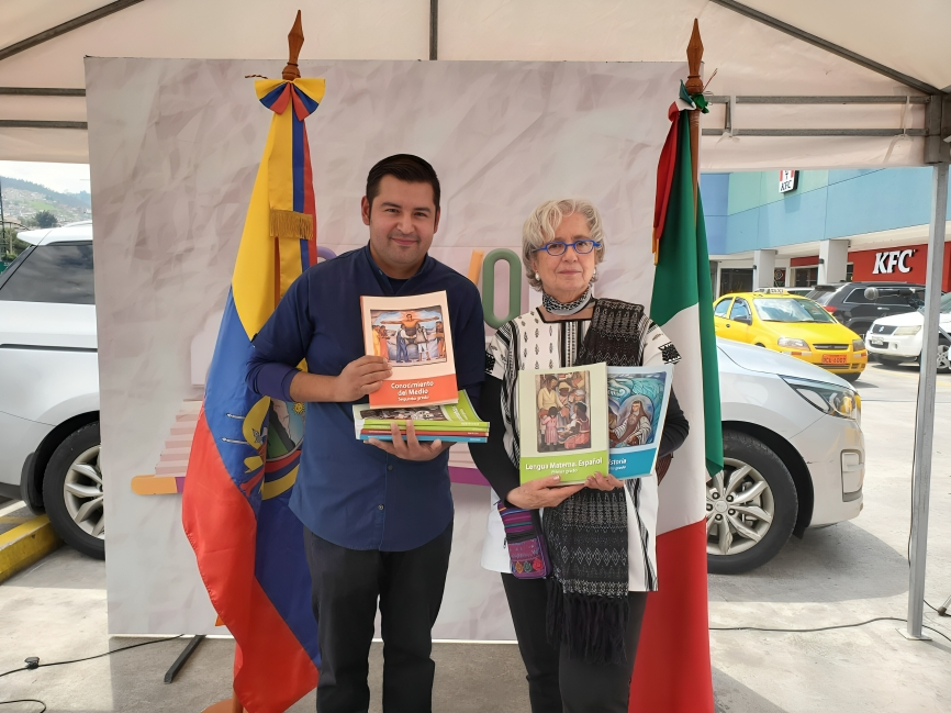Rosca de Reyes y saberes compartidos: BiblioRecreo y la Embajada estrechan lazos culturales
