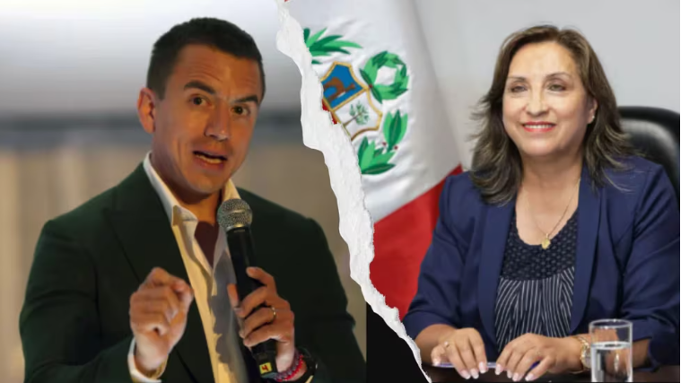 Daniel Noboa se reunirá con Boluarte en el XV gabinete binacional