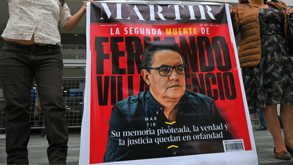 Sentencian a asesinos de Villavicencio con pena máxima en Ecuador