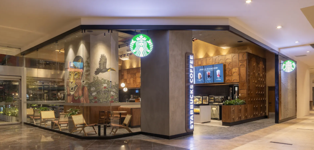 Starbucks abre su primera tienda en Ecuador como parte de su expansión en América Latina