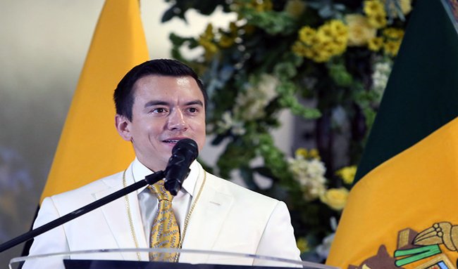 Daniel Noboa rindió cuentas de su primer año de gestión
