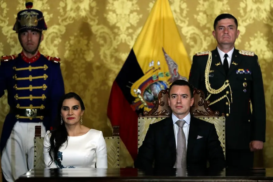 Noboa designa a Sariha Moya como vicepresidenta ante ausencia de Abad
