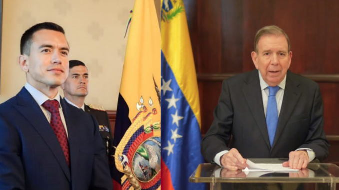 El correísmo se ausenta del encuentro con Edmundo González
