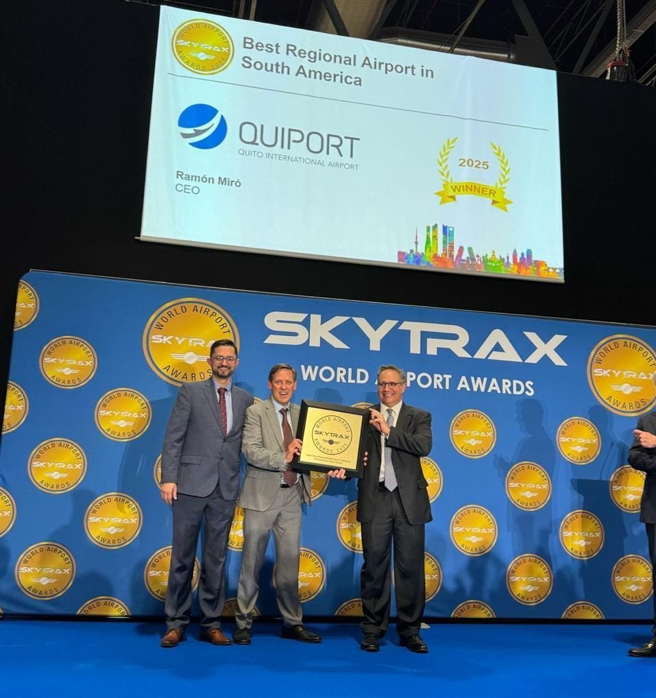 Quito brilla a escala internacional: Mariscal Sucre, mejor aeropuerto regional de Sudamérica 2025