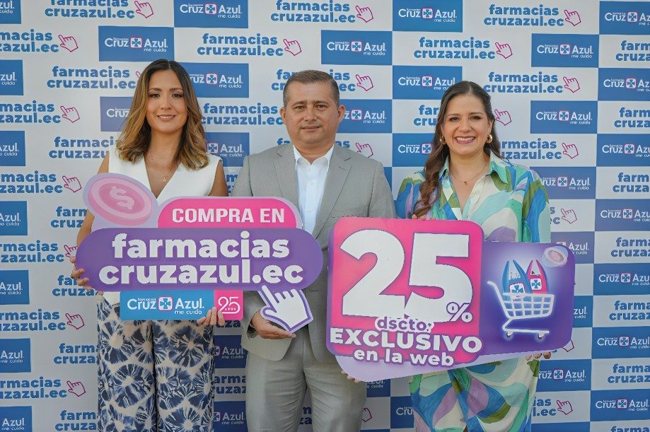 Farmacias Cruz Azul: 25 años contribuyendo al acceso a la salud en Ecuador.