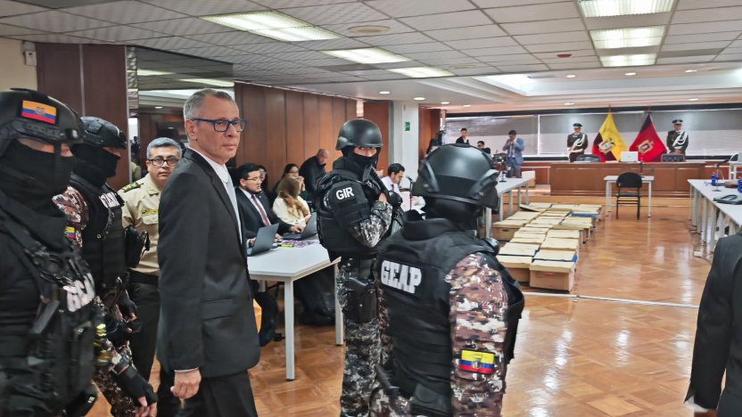 Jorge Glas se declara en estado “miserable” y denuncia abandono médico en La Roca