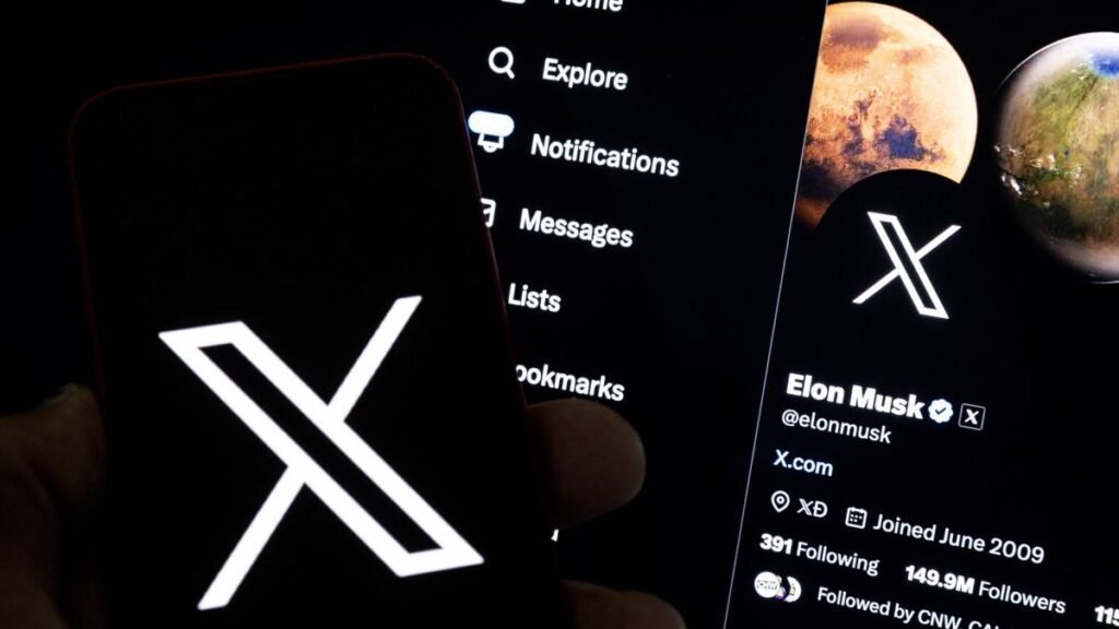 Usuarios reportan caída en la red social X
