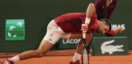 lesión de Novak Djokovic