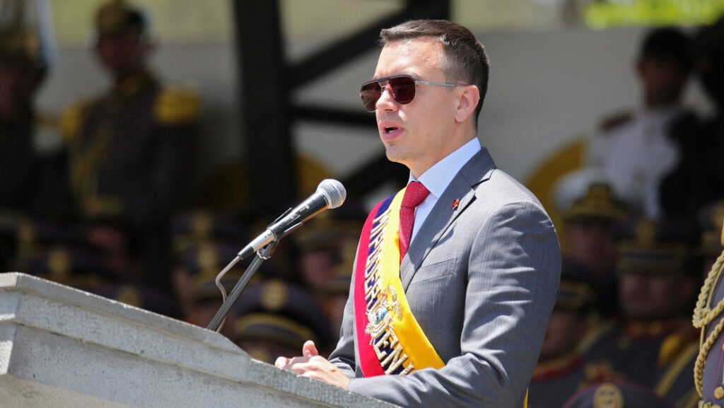 Daniel Noboa anunció un referéndum sobre bases militares extranjeras