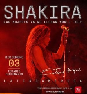 Shakira en Montevideo: entradas agotadas en minutos
