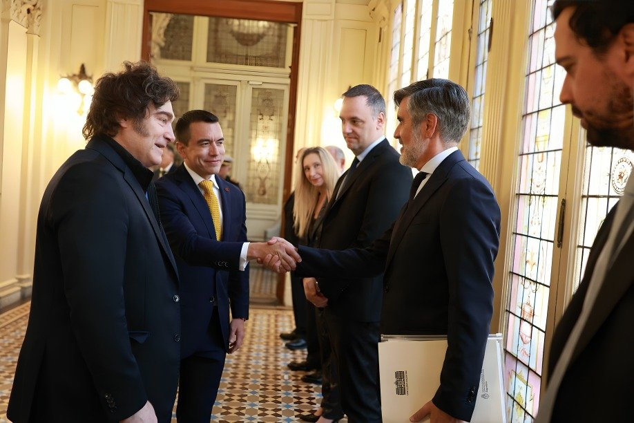 Noboa y Milei cooperación