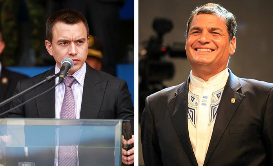 Daniel Noboa critica a Rafael Correa
