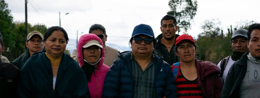 Marlon Vargas presidente Conaie lidera paro nacional 2025 Ecuador contra eliminación subsidio diésel