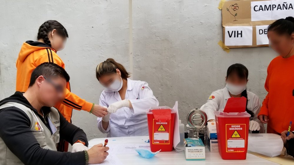 casos diarios de VIH en Ecuador
