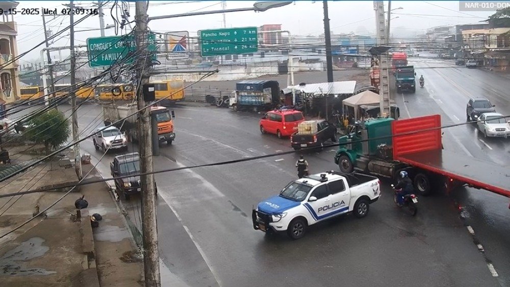 explosión en el puente Churute
