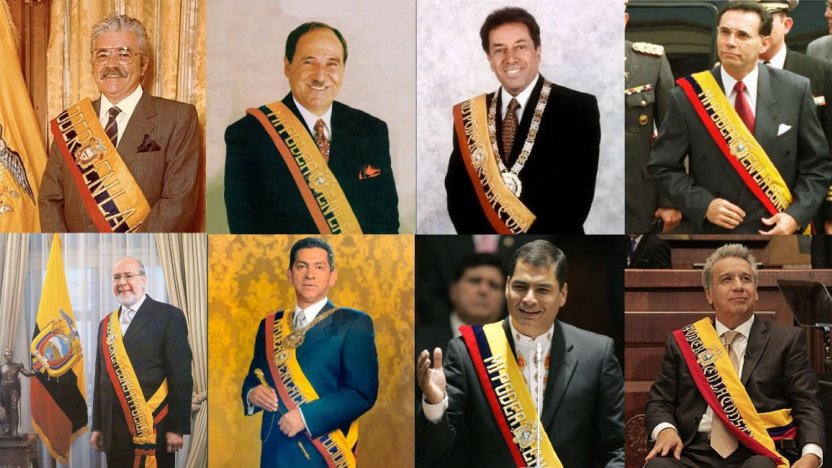 Expresidentes acusados en Ecuador reunidos en una cronología de casos judiciales