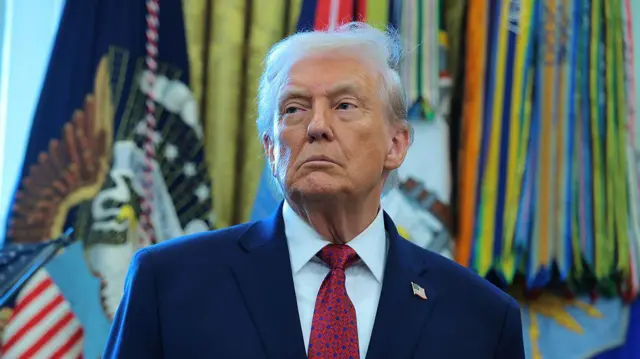 Donald Trump hablando sobre supuesta operación antidrogas en Venezuela