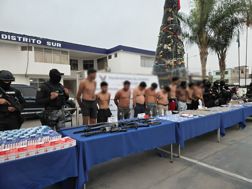 Operativo Apolo 33 en Durán y sur de Guayaquil deja 23 capturados