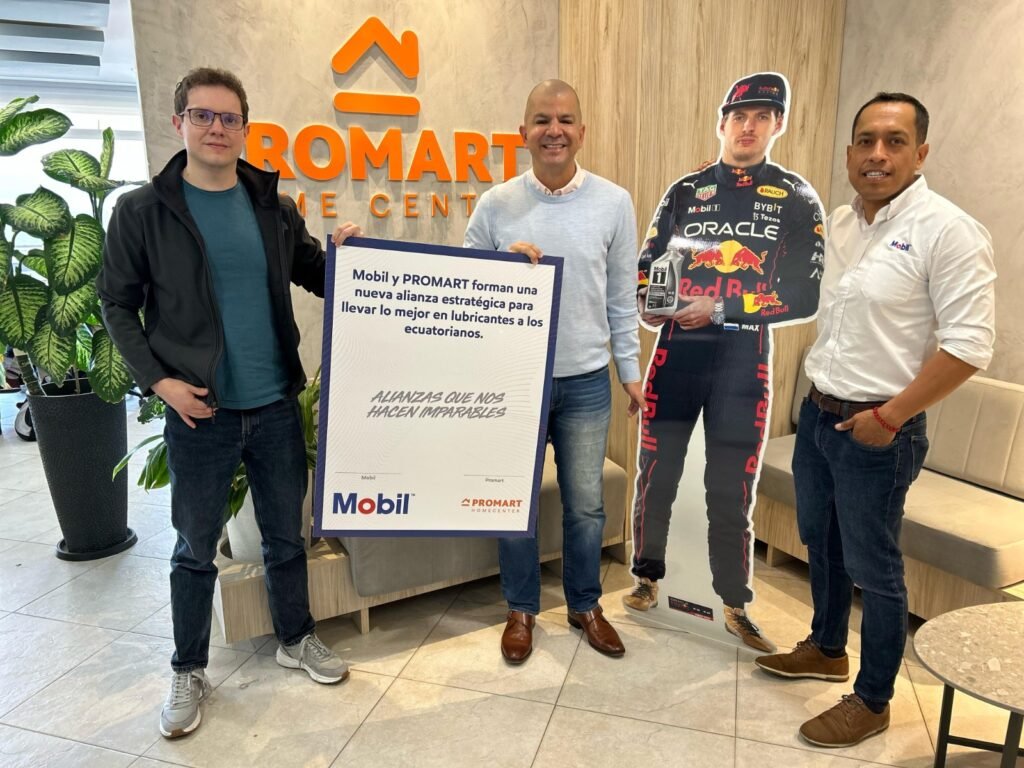 Terpel y Mobil se alían con Promart en Ecuador