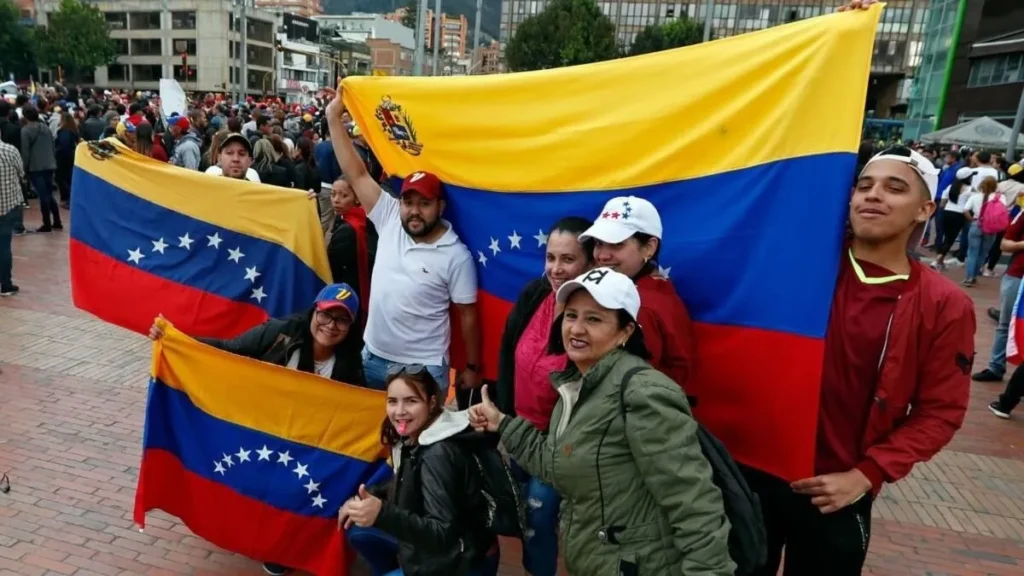 venezolanos en ecuador celebran 