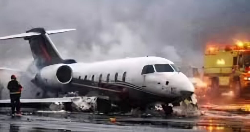 accidente aéreo en Maine