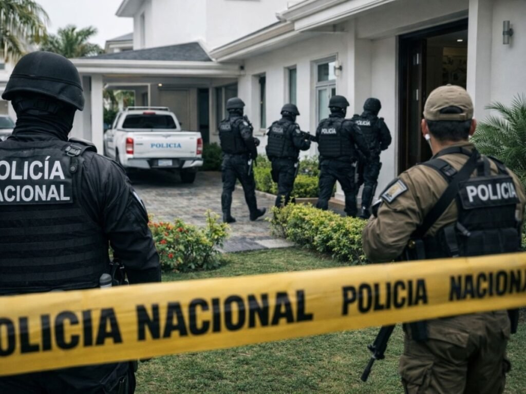Lavado de activos alias Marino investigado tras allanamientos en Isla Mocolí
