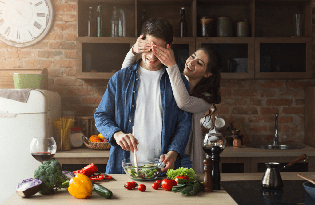 cena romántica y nutritiva