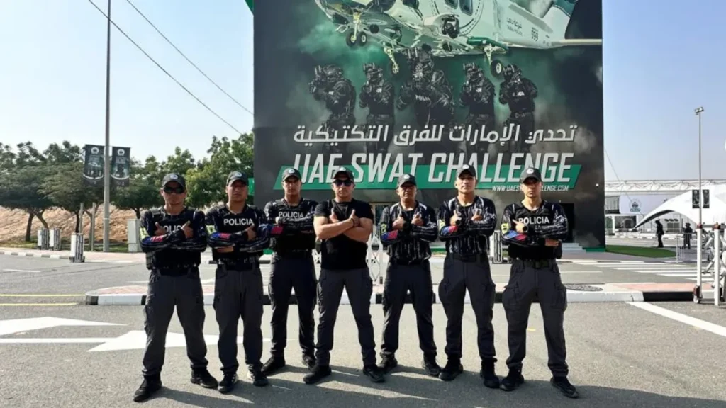 La Policía de Ecuador obtuvo primer puesto en Centro y Sudamérica en el UAE SWAT Challenge de Dubái