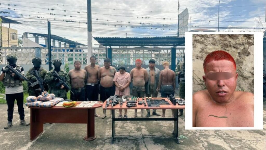 Detención de alias Lender en Santa Rosa, El Oro, deja siete capturados y decomiso de armas y explosivos vinculados a los Sao Box.