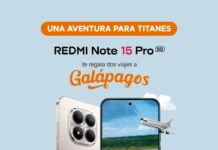 Xiaomi lanza en Ecuador un sorteo que premiará a los usuarios de la nueva serie Redmi Note 15 con un viaje a Galápagos Fotografía de la Serie Redmi Note 15 en Ecuador capturando paisajes naturales en las Islas Galápagos.