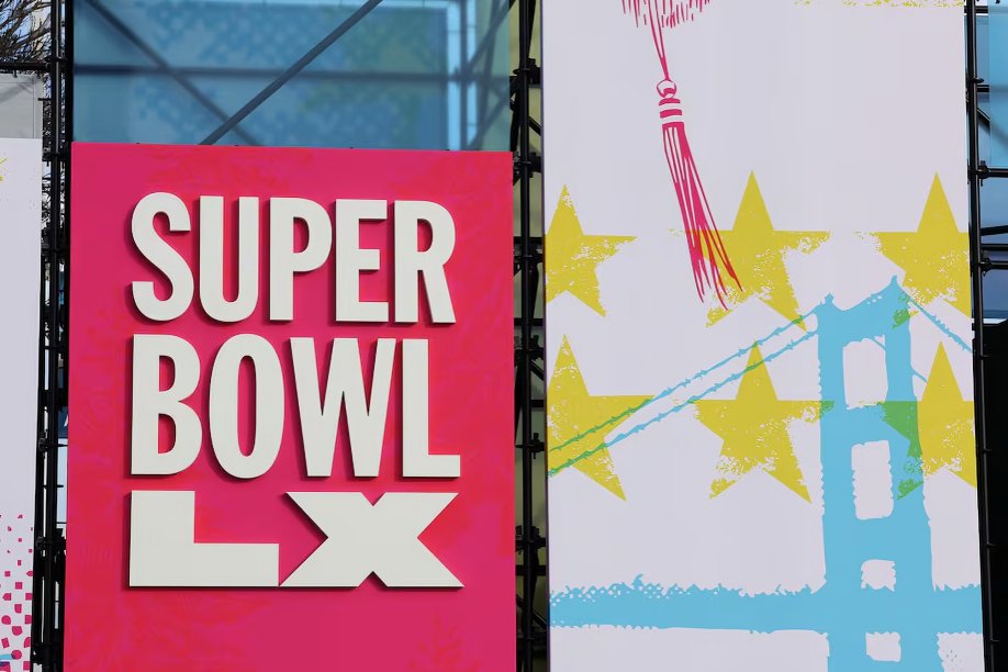 Estadio Levi's Stadium en Santa Clara preparado para el Super Bowl LX 2026 con Patriots y Seahawks