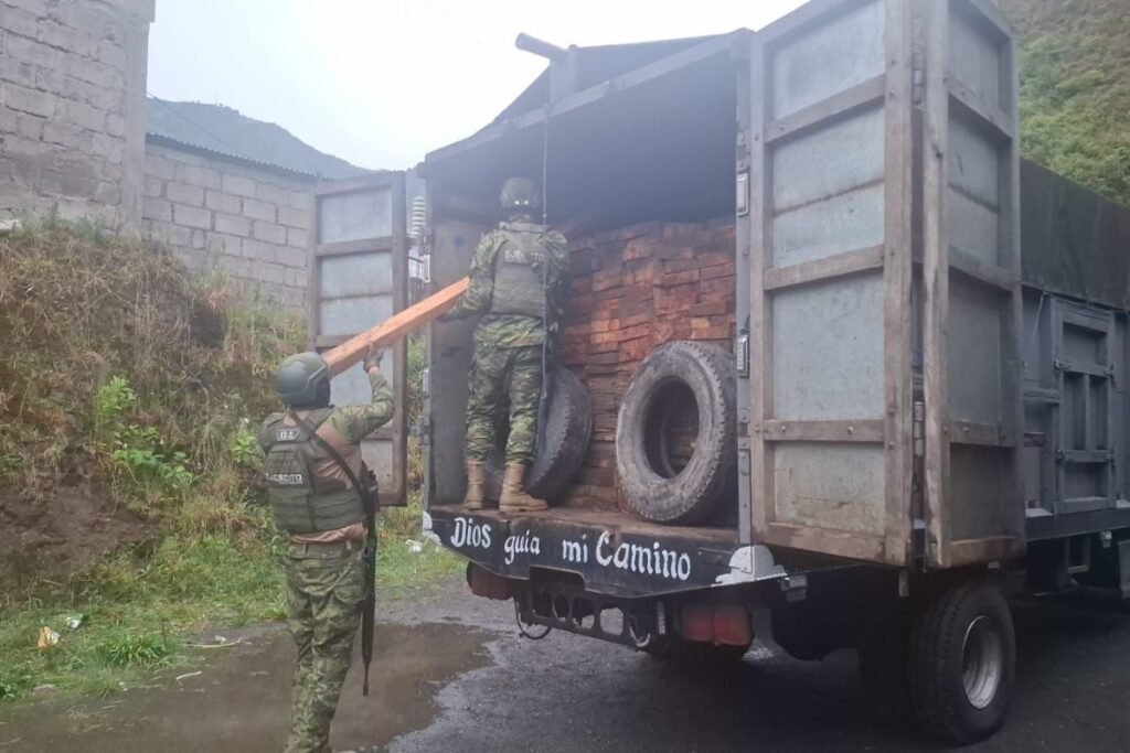 Ejército decomisa 800 tablas de madera con documentos alterados en Baños
