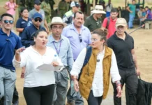 Fortaleciendo la Salud en la Amazonía: Un Compromiso Inquebrantable Personal de brigadas médicas del MSP brindando atención a una comunidad amazónica en Taisha.