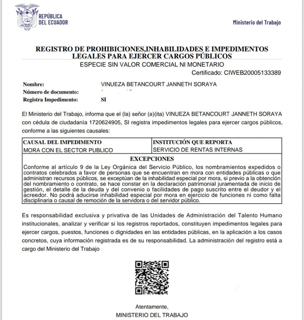 Directora de Talento Humano