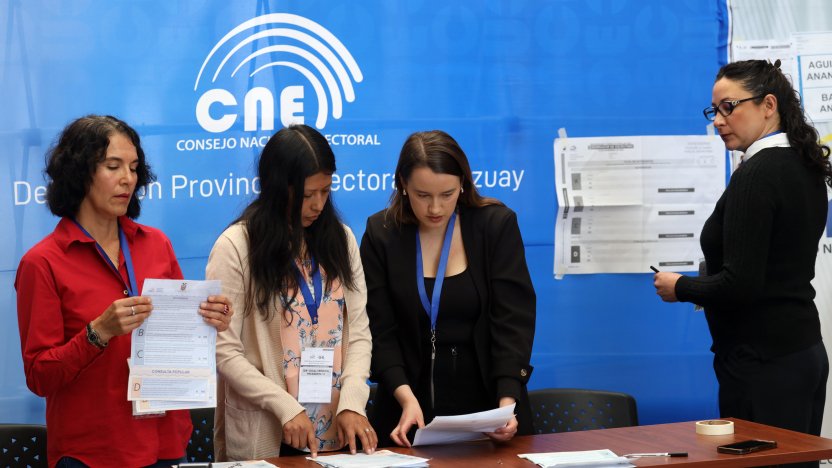 conteo de votos de las elecciones seccionales