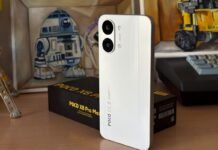 Poco X8 Pro Max, análisis: la autonomía definitiva y potencia disruptiva Vista frontal y trasera del nuevo Poco X8 Pro Max destacando su pantalla AMOLED y el módulo de cámara trasera.