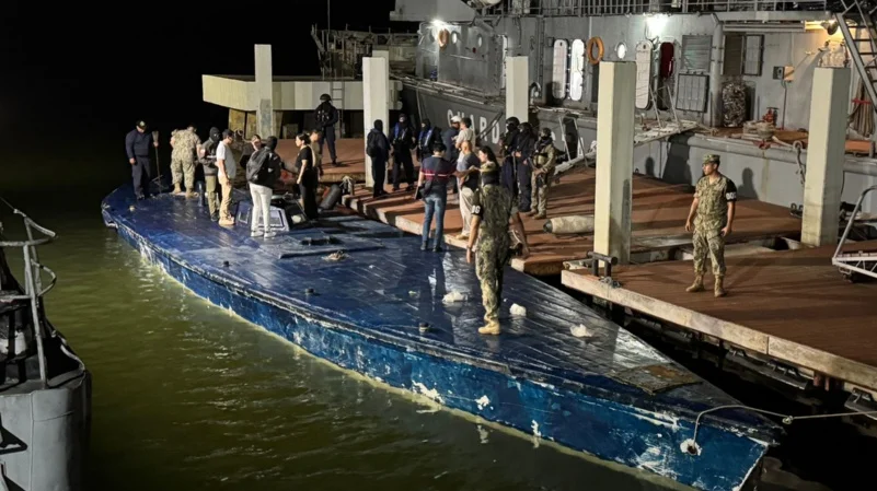 narcosemisumergible interceptado Ecuador