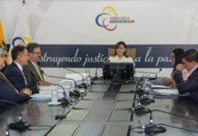 Función Judicial entra en emergencia por déficit de 735 jueces Sesión del Consejo de la Judicatura que declaró la emergencia en la Función Judicial de Ecuador.