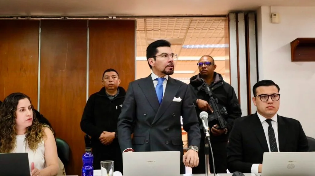 Fiscalía presenta alegato de cierre en el Caso Sinohydro durante el juicio por presunto cohecho en la Corte Nacional de Justicia.
