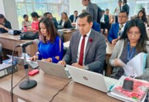 Apelación en la Corte Provincial sobre la compra de insumos médicos Diligencia judicial en la Corte Provincial de Pichincha dentro del caso de Jorge Yunda.