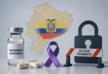 Tratamiento disponible, presupuesto pendiente: pacientes con amiloidosis hereditaria exigen al Estado cumplir las sentencias y garantizar su acceso Representantes de la FAGCE en rueda de prensa mientras pacientes con amiloidosis hereditaria exigen al Estado cumplir las sentencias