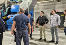 Caso Progen: Fiscalía niega versión por Zoom a Fabián Calero Fabián Calero junto a autoridades durante una actividad relacionada con el caso Progen.