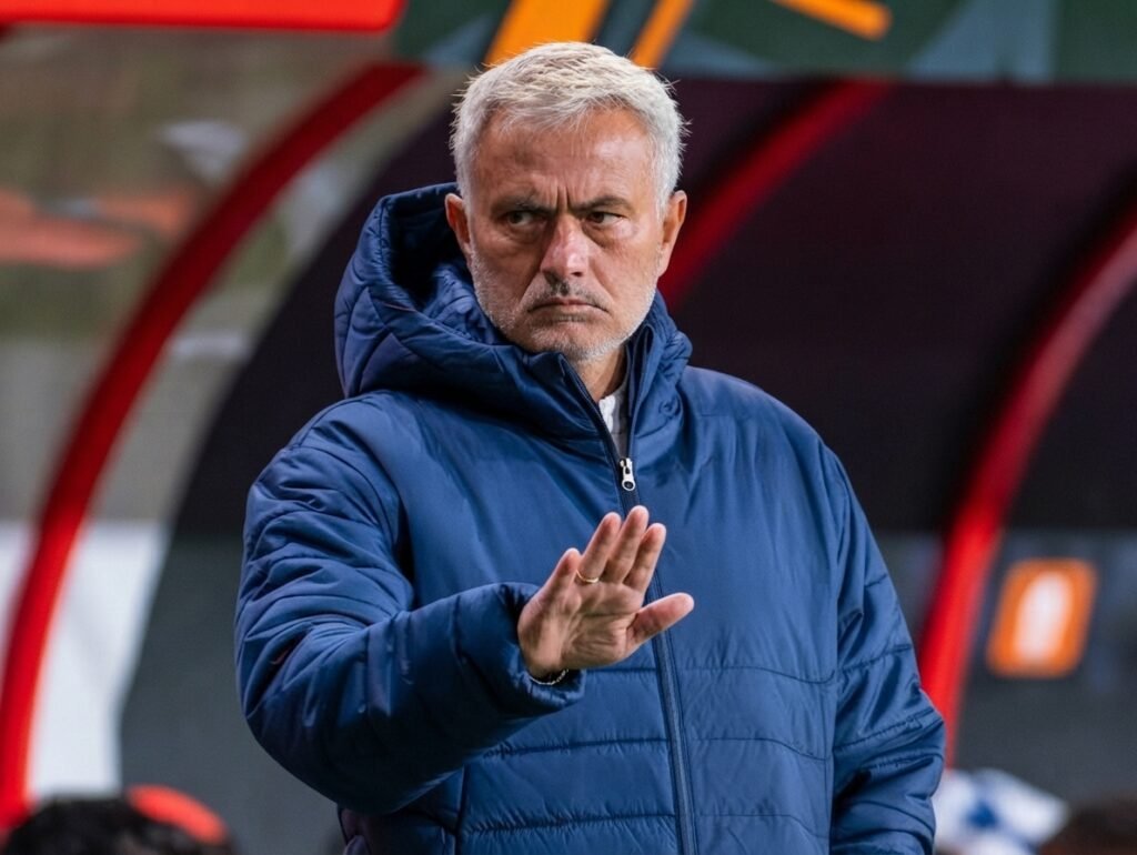 José Mourinho en conferencia de prensa deportiva