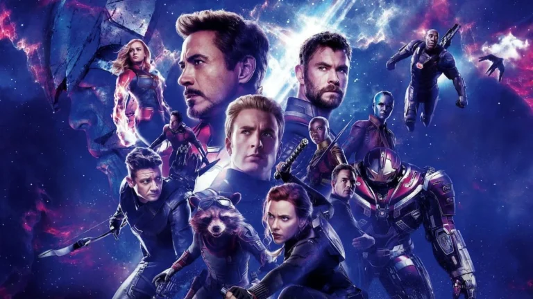 Escena de los superhéroes de Marvel en Avengers: Endgame